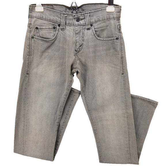 Levi’s 511 Skinny Jeans Men’s 28x30 Gray Stretch Denim Tapered Fit Streetwear - Picture 1 of 12